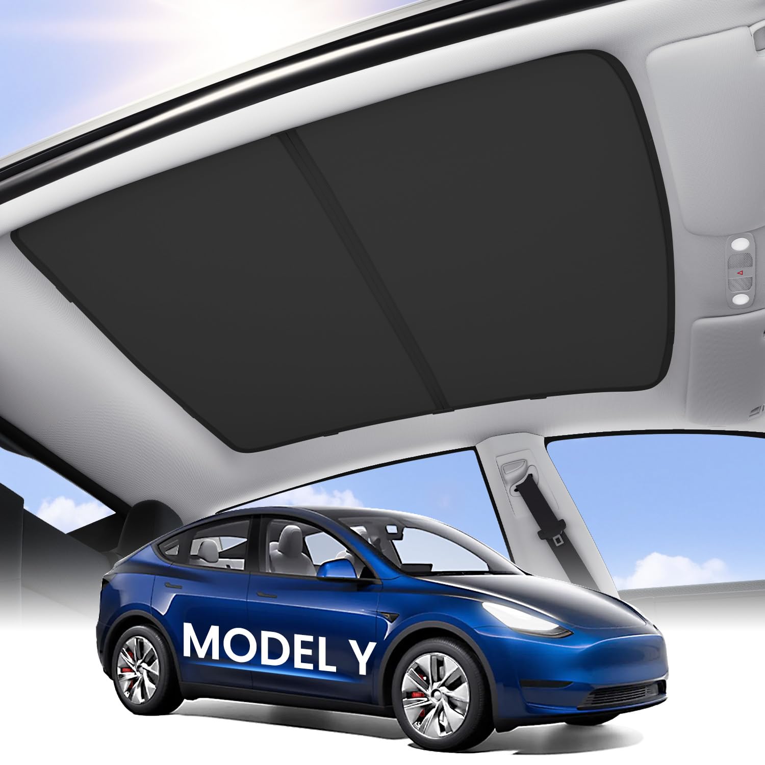 Zanch Tesla Model Y Sunshade Roof [2025 Cooling Tech, UV
